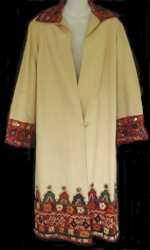 The cream silk coat from Pennsylvania