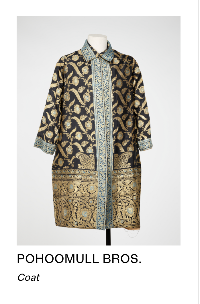 Pohoomull Bros coat in RISD Museum collection