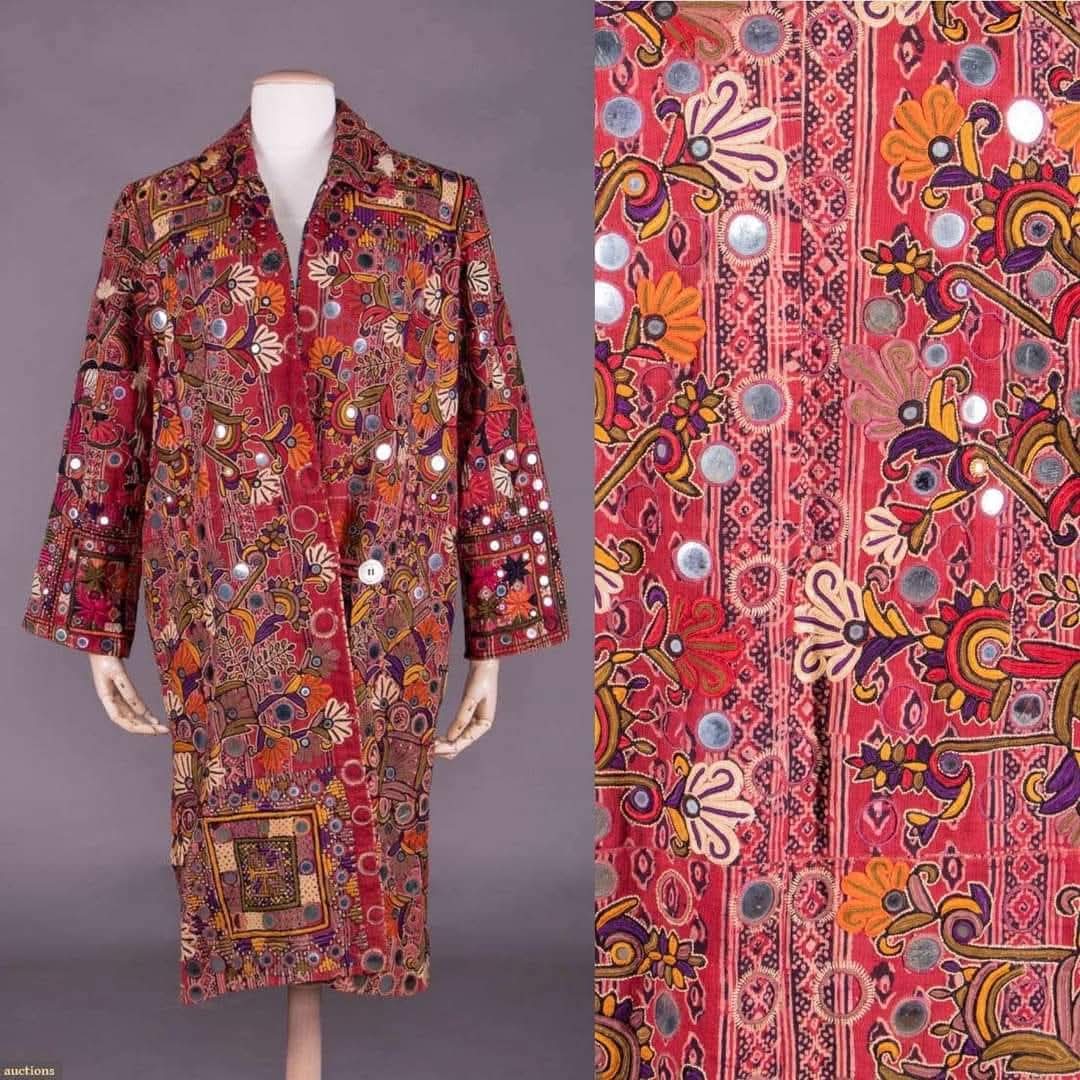 Shisha mirror work coat